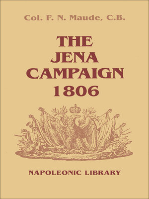 cover image of The Jena Campaign, 1806